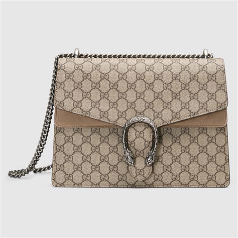 gucci dionysus gg supreme medium canvas shoulder bag|Gucci dionysus bag suede.